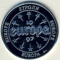 Európa 1997. Nagy-Britannia Ag 20g T:PP