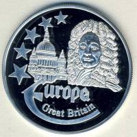 Európa 1997. Nagy-Britannia Ag 20g T:PP