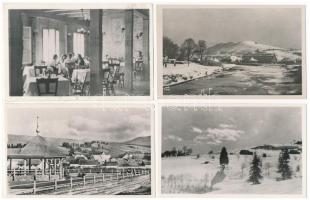 Kőrösmező, Körösmező, Jaszinya, Jasina, Yasinia; Székesfővárosi Alkalmazottak segítőalapja Budapest turistaszálló és üdülő - 32 db régi használatlan képeslap / tourist hotel - 32 pre-1945 unused postcards