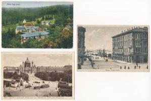 35 db RÉGI képeslap vegyes minőségben, történelmi magyar és külföldi városok és motívumok / 35 pre-1...