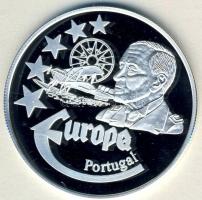 Európa 1997. Portugália Ag 20g T:PP