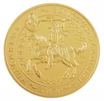 DN "Magyarok Kincstára - Szent László 100 pengő" aranyozott rézötvözet utánveret kapszuláb...