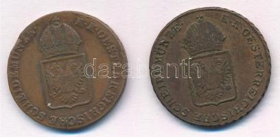 1816B 1kr Cu (2x) T:2-,3 ph.
Huszár 2058, Unger III.: 1406.a