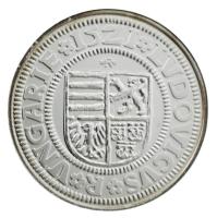 DN "Magyarok Kincstára - II. Lajos monéta nova dénár" ezüstözött rézötvözet utánveret kaps...