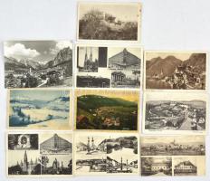 152 db VEGYES külföldi képeslap vegyes minőségben: főleg német és osztrák / 152 mixed European town-view postcards in mixed quality: mostly Austrian and German