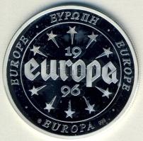 Európa 1996. Olaszország Ag 20g T:PP