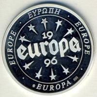 Európa 1996. Ausztria Ag 20g T:PP