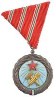 1954. Munka Érdemérem zománcozott bronz kitüntetés mellszalagon, eredeti tokban T:1-  NMK 606.