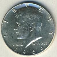 USA 1964. 1/2$ Ag "Kennedy" T:2+