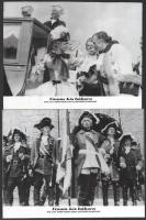 1965 ,,Finom kis háború" című román - francia film jelenetei és szereplői, 13 db vintage produk...