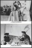 1965 ,,Finom kis háború" című román - francia film jelenetei és szereplői, 13 db vintage produk...