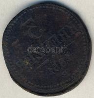 Ausztria / magyar verdejel 1851B 3Kr negatív veret bőrből! RRR!!!