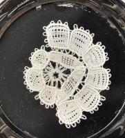 Ezüst (Ag) képkeret vékony ezüst lemez borítással, ovális és kerek, 5 db, hátoldalon műanyag betétte...