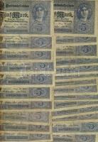 Német Birodalom / Császárság 1917. 5M (50x) T:II,II/III