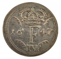 1647. "IV. Ferdinánd pozsonyi koronázására" Ag koronázási zseton. "REX BOHAE - ARCH AVST - CORONATVS - IN REGE VNGA - RIE 16 IVNY" (1,33g/18mm) T:2,2- kis ph. / Hungary 1647. "Coronation of Ferdinand IV hungarian king in Pressburg" Ag coronation jeton (1,33g/18mm) C:XF,VF small edge error Montenuovo 838.