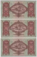 1932. 50P (9x) "D 174 069361-069369" sorszámkövetők T:II-III folt
Adamo P14