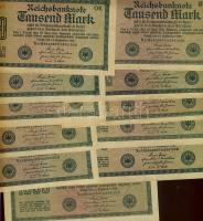 Német Birodalom / Weimari Köztársaság 1922. 1000M (50x) T:II,II/III