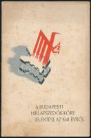 1937,1941 (2x) Budapesti Hírlapszedők Köre éves jelentései 3 db