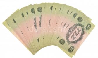 1944. 10P (48x) "A Vöröshadsereg Parancsnoksága" sorszámkövetők két részletben T:I-II néhá...