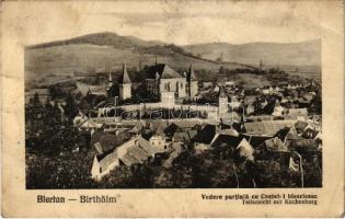 Berethalom, Birthälm, Biertan; Vedere partiala cu Castell bisericesc. M. Drotleff / Kirchenburg / Vártemplom / castle church (Rb)