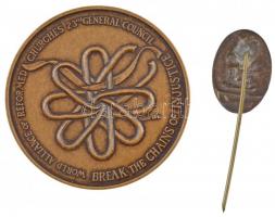 1997. "Debreceni Nagytemplom" kétoldalas Br emlékérem dísztokban (42,5mm) + "Sümeg&qu...