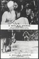 cca 1976 ,,A maláji Tigris - Sandokan" című olasz, francia, NSZK film jelenetei és szereplői (k...