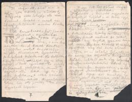 1942 Kodály Zoltán (1882-1967) Új célok felé c. fontos cikkének kézirata. Az 1942-ben nyugdíjazása i...