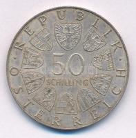 Ausztria 1972. 50Sch Ag "350 éves a Salzburgi Egyetem" T:1- patina 
Austria 1972. 50 Schi...