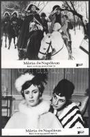 cca 1966 ,,Mária és Napóleon" című lengyel film jelenetei és szereplői, 13 db vintage produkciós filmfotó (a használatból eredő kisebb hibákkal), ezüst zselatinos fotópapíron, 18x24 cm