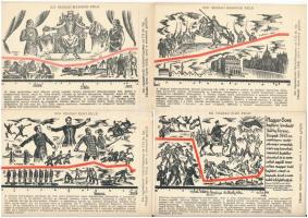 A Magyar Sors - bajtársi levelezés - 40 db RÉGI képeslap az I., II. és III. sorozatokból / 40 pre-19...