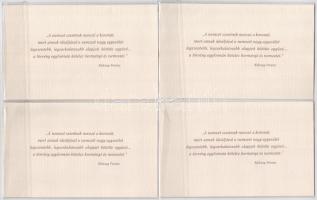 2000. 2000Ft (4x) "Millenium" sorszámkövető párok. Eredeti, bontatlan díszcsomagolásokban ...