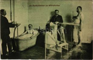 1911 Bad Wörishofen, Im Badezimmer / men at the spa (EK)