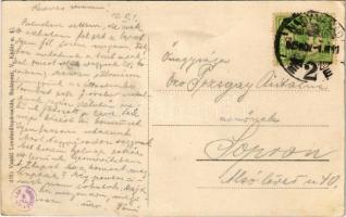 1915 Szolnok, Vasútállomás. Vasúti levelezőlapárusítás 4186. (EK)