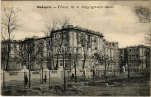 1912 Budapest VIII. Üllői út, III. sz. belgyógyászati klinika