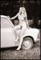 cca 1978 A Trabant ékessége, 1 db vintage NEGATÍV Marinkay István veszprémi fotóművész hagyatékából, 36x24 mm