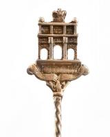 Ezüst (Ag) Innsbruck díszkanál, jelzett, h: 10 cm, nettó: 8,9g