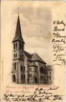 1898 (Vorläufer) Zagreb, Zágráb, Agram; Protestantische Kirche / church (EK)