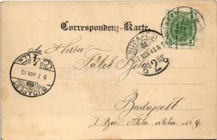 1907 Klamm am Semmering, railway bridge, viaduct (fl)