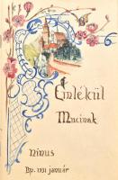 Cca. 1930 Emlékalbum. Bíró Margit névvel, rajzokkal, versekkel, korának megfelelő állapotban, 19x12c...