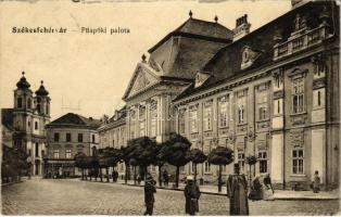1917 Székesfehérvár, Püspöki palota, Vaimar Ferenc üzlete. Horváthné és Rónainé kiadása