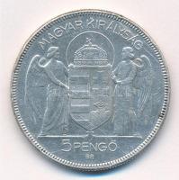 1930. 5P Ag "Horthy jobbra" hajas T:2- karcok
Adamo P8
