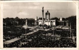 1938 Budapest XIV. XXXIV. Nemzetközi Eucharisztikus Kongresszus főoltára + So. Stpl (EK)