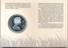Fidzsi-szigetek 1986. 10$ Ag "A Világ Vadvédelmi Alap (WWF) 25. évfordulója - Fidzsi-szigetek-i...