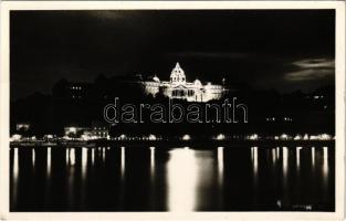 1943 Budapest I. A kivilágított Királyi vár este