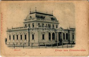 Nagyvárad, Oradea, Grosswardein; Múzeum. Ifj. Berger Sámuel kiadása / museum (EK)