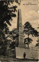 1937 Ercsi, Báró Eötvös emlék szobor (szakadás / tear)