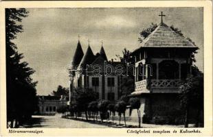 Máramarossziget, Sighetu Marmatiei; Görög keleti templom és Kultúrház / Greek Orthodox church and cultural house