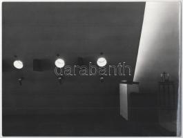 Csák Miklós (1933-2013): Háromszögtemplom, 3 db fotó, jelzéssel és jelzés nélkül, 18×22,5 cm