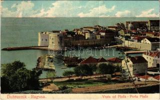 1908 Dubrovnik, Ragusa; Vrata od Ploca / Porta Ploce / port