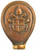 DN "II. János Pál" kétoldalas öntött Br asztaldísz T:2,2-
ND "John Paul II" two...